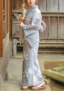 dita 浴衣 和の涼風ポピー 2025 浴衣5点セット(ゆかた・帯・下駄・着付けマニュアル